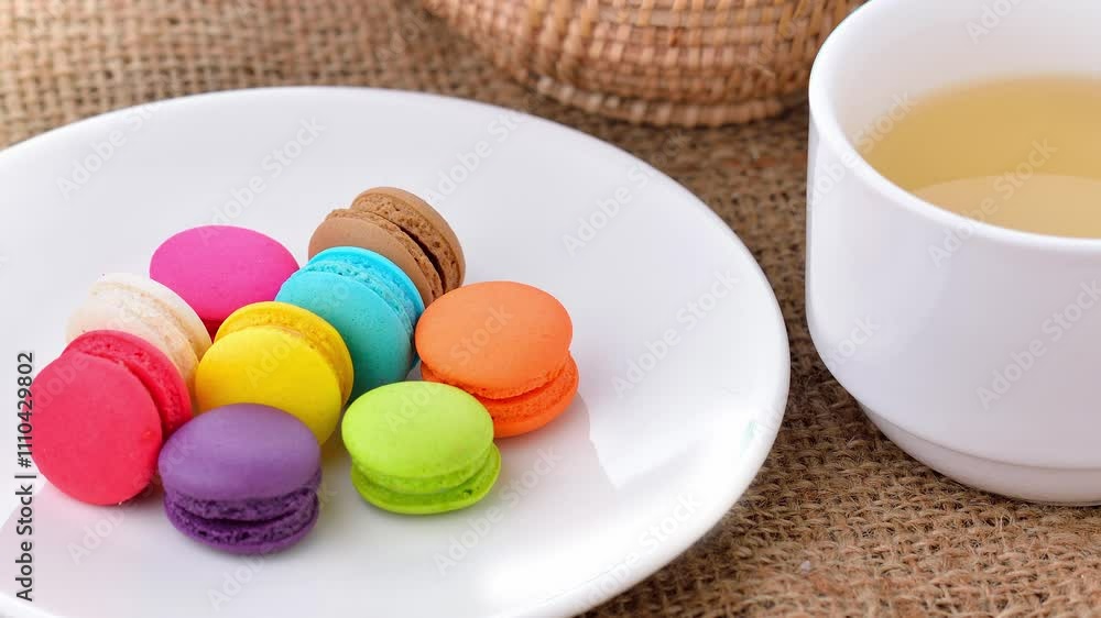 colorful macaron colorful macaron