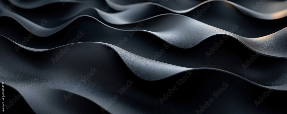 The image features smooth, flowing black waves, creating a sense of depth and texture with elegant curves and a minimalist aesthetic. The image features smooth, flowing black waves, creating a sense of depth and texture with elegant curves and a minimalist aesthetic.