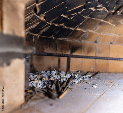 Obraz na płótnie The wood-fired oven, the heart of the home, brings family and friends together to share in the joy of traditional, home-cooked meals. w salonie