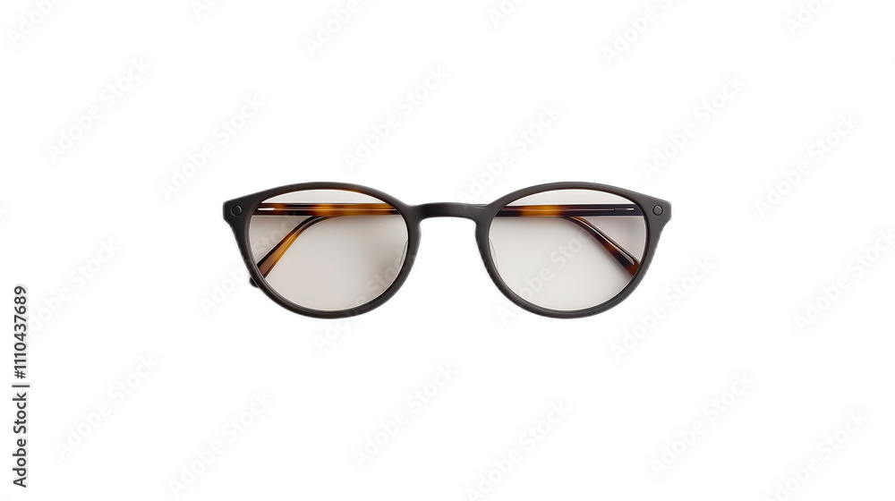 Fototapeta premium Stylish Eyewear with Tortoiseshell Frames and Round Lenses