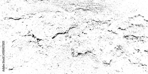 Black and white Dust overlay distress grungy effect paint. Black and white grunge seamless texture. Dust and scratches grain texture on white and black background.	
