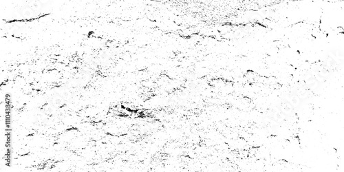 Black and white Dust overlay distress grungy effect paint. Black and white grunge seamless texture. Dust and scratches grain texture on white and black background.	
