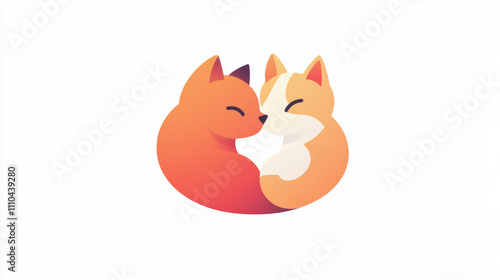 illustration of dog and cat