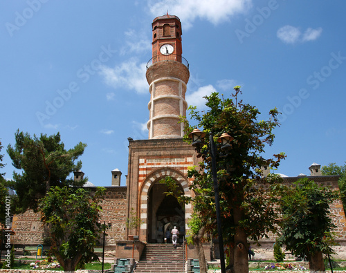 The Clock Tower, located in the city of Merzifon in Turkey, was built in 1866. photo