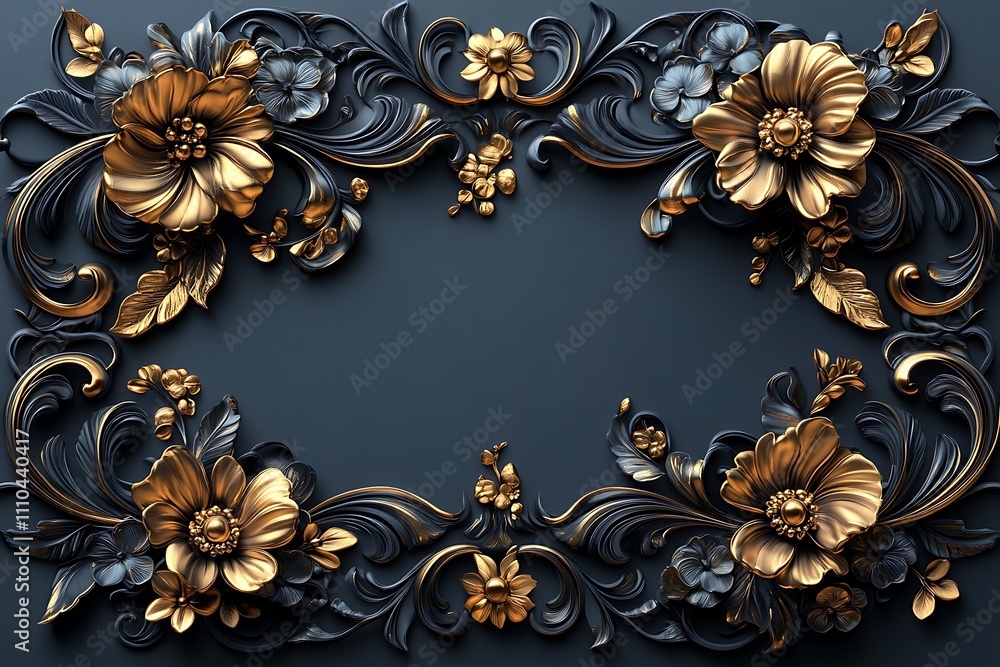 Golden sparkling ring with golden glitter isolated on black background. Vector golden frame. Golden sparkling ring with golden glitter isolated on black background. Vector golden frame.