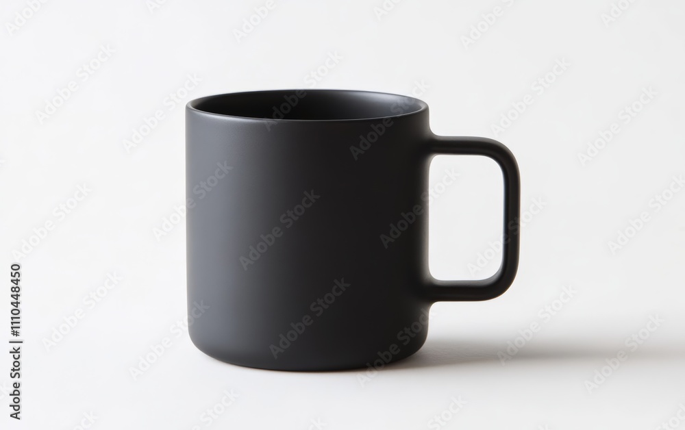 Stylish Coffee Mug A single minimalist ceramic coffee mug with a smooth matte finish and a sleek handle, centered on a pure white background. Stylish Coffee Mug A single minimalist ceramic coffee mug with a smooth matte finish and a sleek handle, centered on a pure white background.