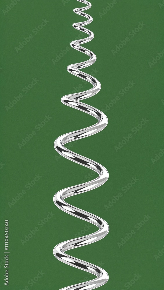 Silver Spiral pattern hand drawn design on Gray background illustration Silver Spiral pattern hand drawn design on Gray background illustration