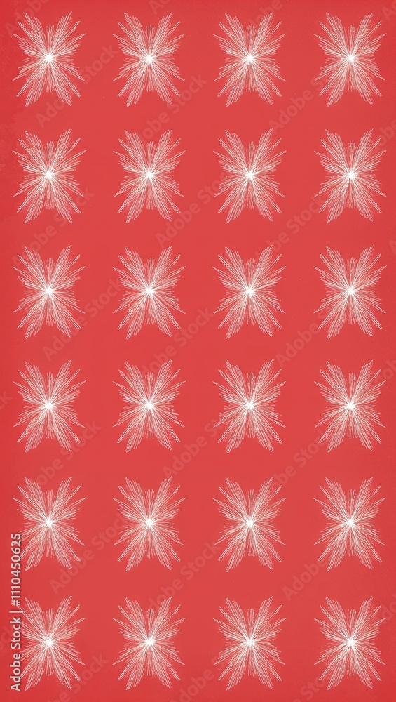White Cross pattern hand drawn design on Red background illustration White Cross pattern hand drawn design on Red background illustration