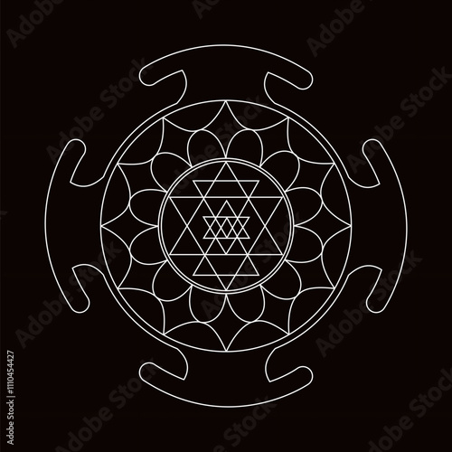 Hinduism cosmic Sri Yantra