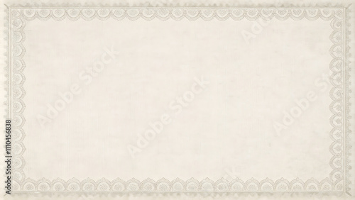 Detailed Border Paper Texture Background