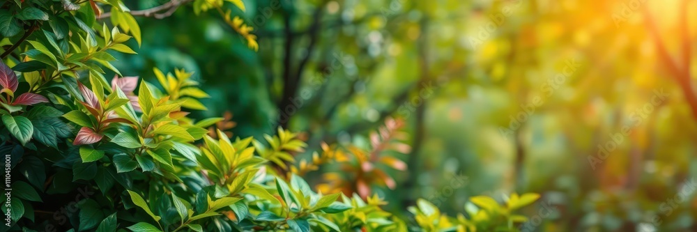 Vibrant and diverse flora in a lush forest setting, showcasing a rainbow of colors, background, peaceful, foliage Vibrant and diverse flora in a lush forest setting, showcasing a rainbow of colors, background, peaceful, foliage