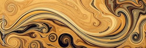 An abstract background with swirling patterns and organic shapes in earthy tones, swirl, wallpaper, web design photo