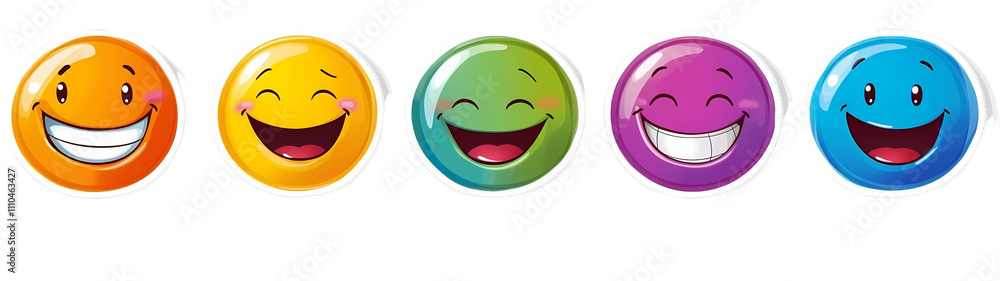 Obraz premium Assortment of funny fruits