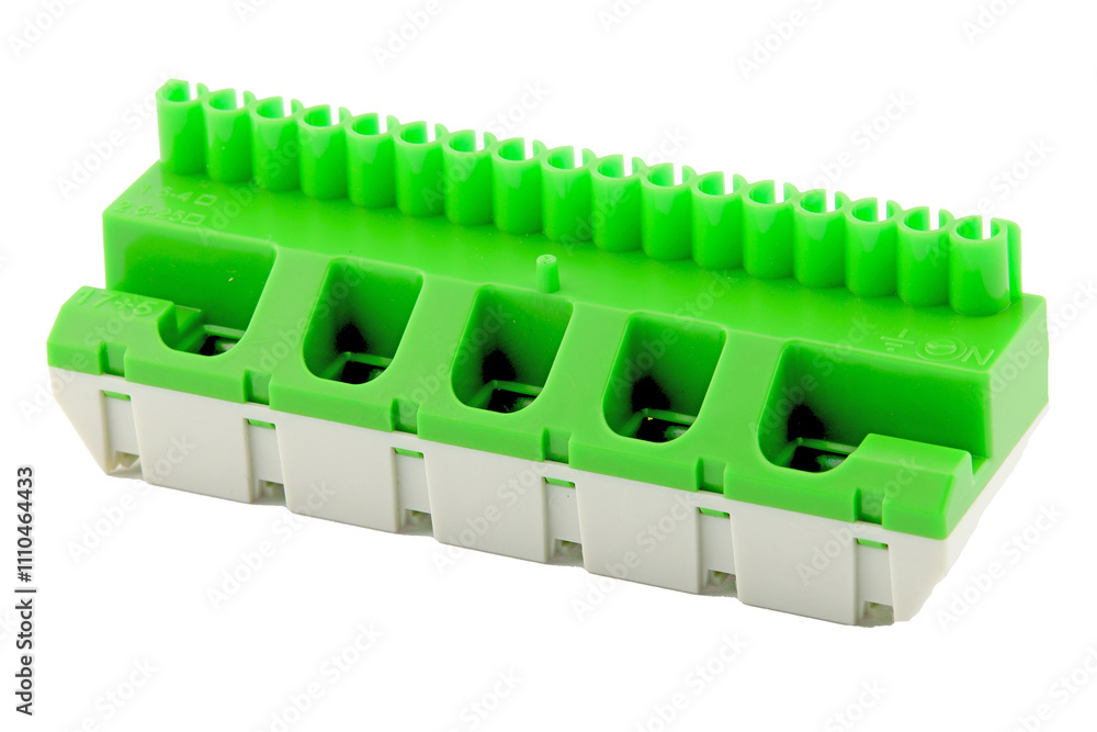 Connector for connecting low-current signals. On a dark background.Transparent background in png. Connector for connecting low-current signals. On a dark background.Transparent background in png.
