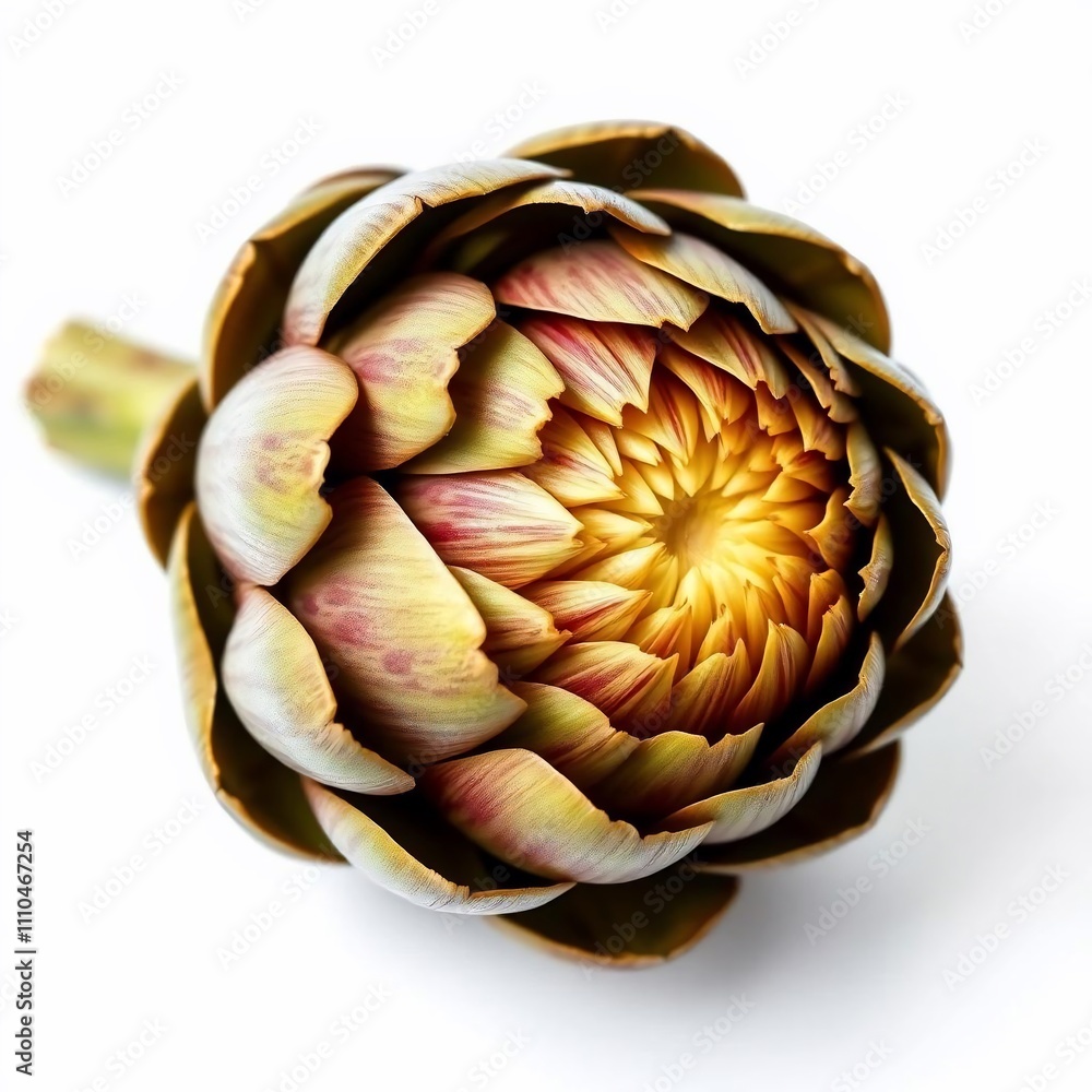 Fototapeta premium Fresh Artichoke Close up Culinary Healthy Botanical Image