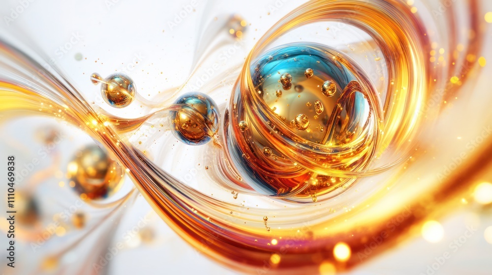 a gold nanoparticle highlighted against a clean white backdrop, showcasing its surface texture and crystalline structure a gold nanoparticle highlighted against a clean white backdrop, showcasing its surface texture and crystalline structure