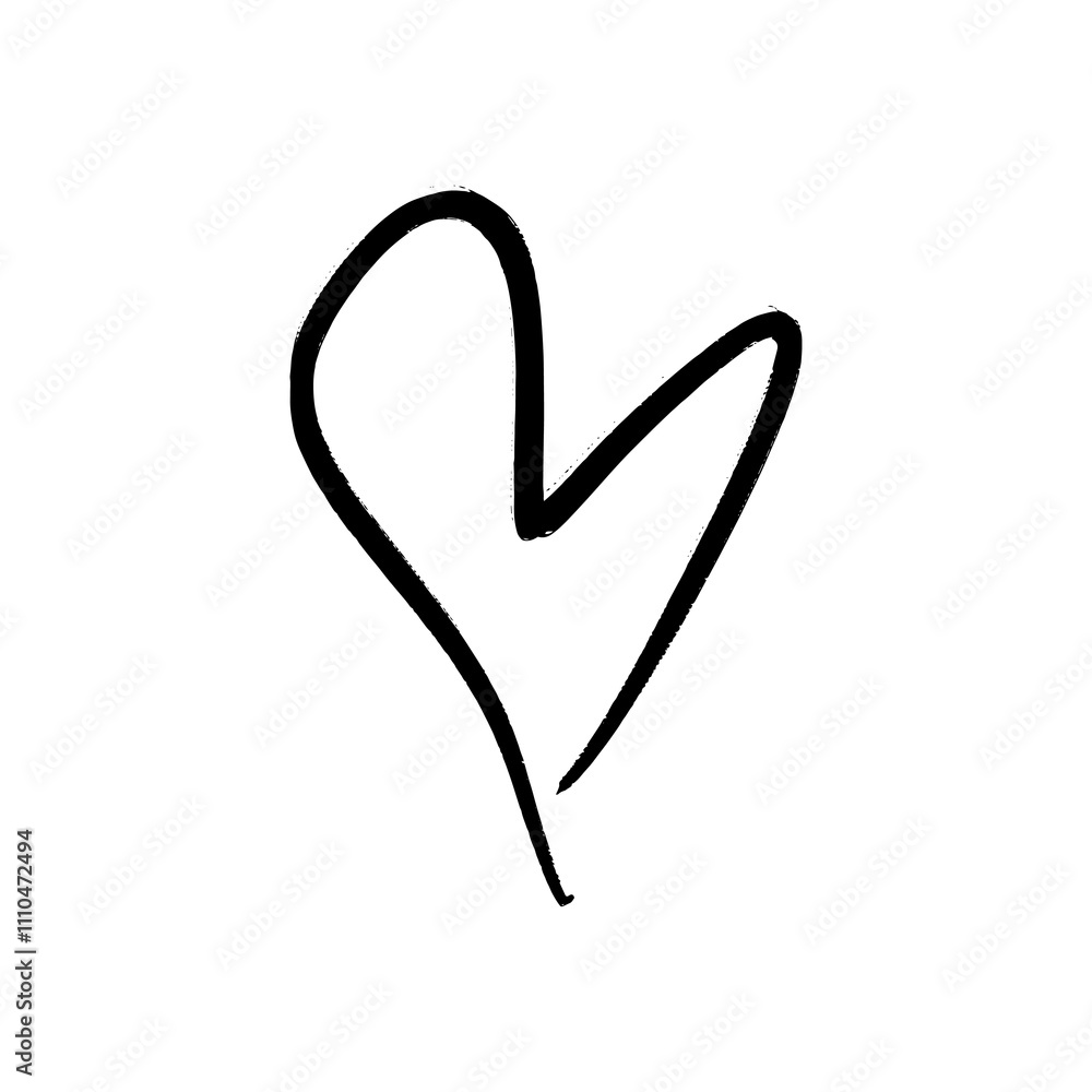 Black grunge brush vector hand drawn symbol cute heart illustration clipart. Love Valentine symbol. Decor element for logo, label, emblem, poster, postcard, nail sticker, t shirt and more ideas Black grunge brush vector hand drawn symbol cute heart illustration clipart. Love Valentine symbol. Decor element for logo, label, emblem, poster, postcard, nail sticker, t shirt and more ideas