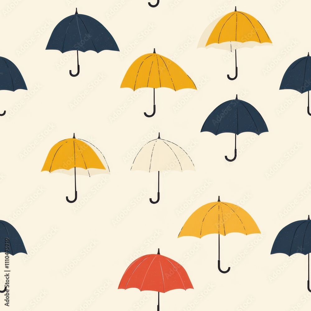 Whimsical Umbrella Harmony in Soft Pastel Hues Whimsical Umbrella Harmony in Soft Pastel Hues