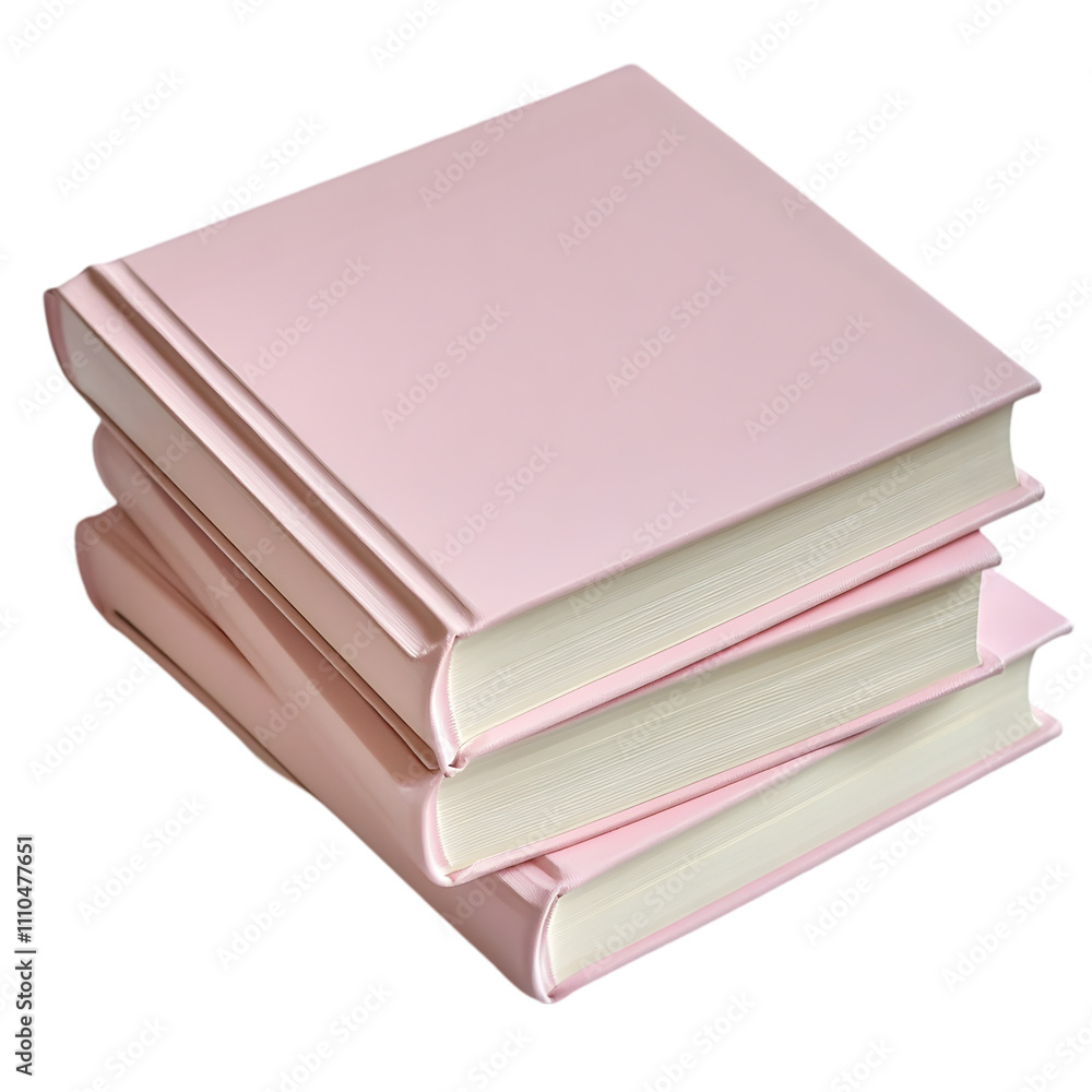 pink books isolated on white background pink books isolated on white background