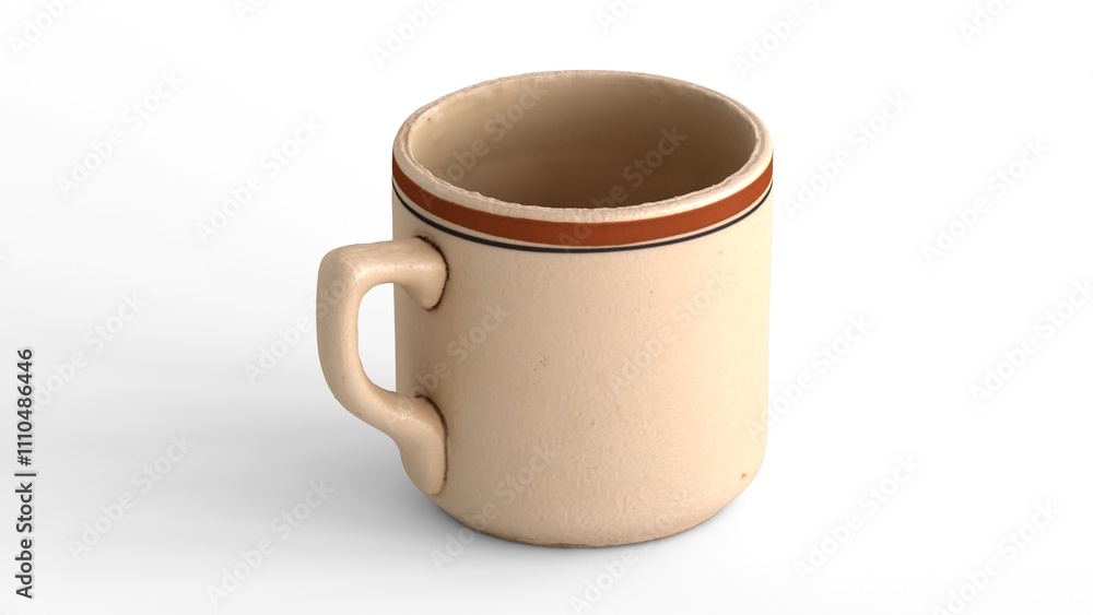 Coffee mug with white background Coffee mug with white background
