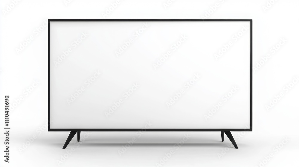 New era TV: mockup with white background New era TV: mockup with white background