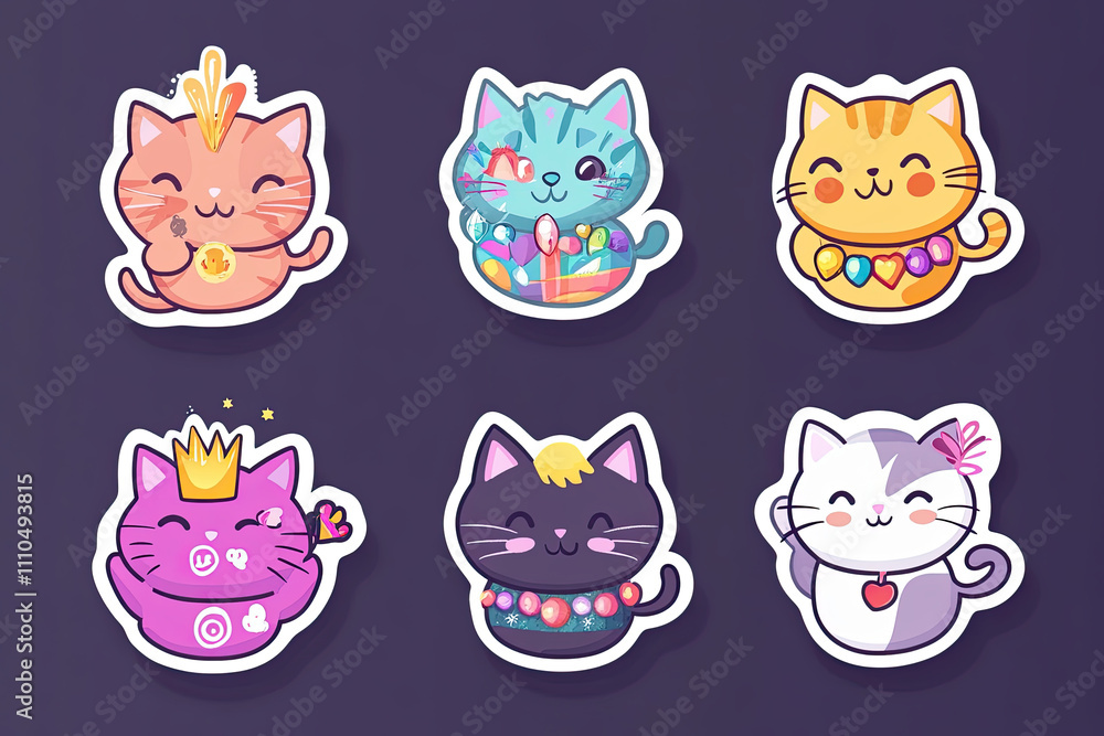 set of cats set of cats