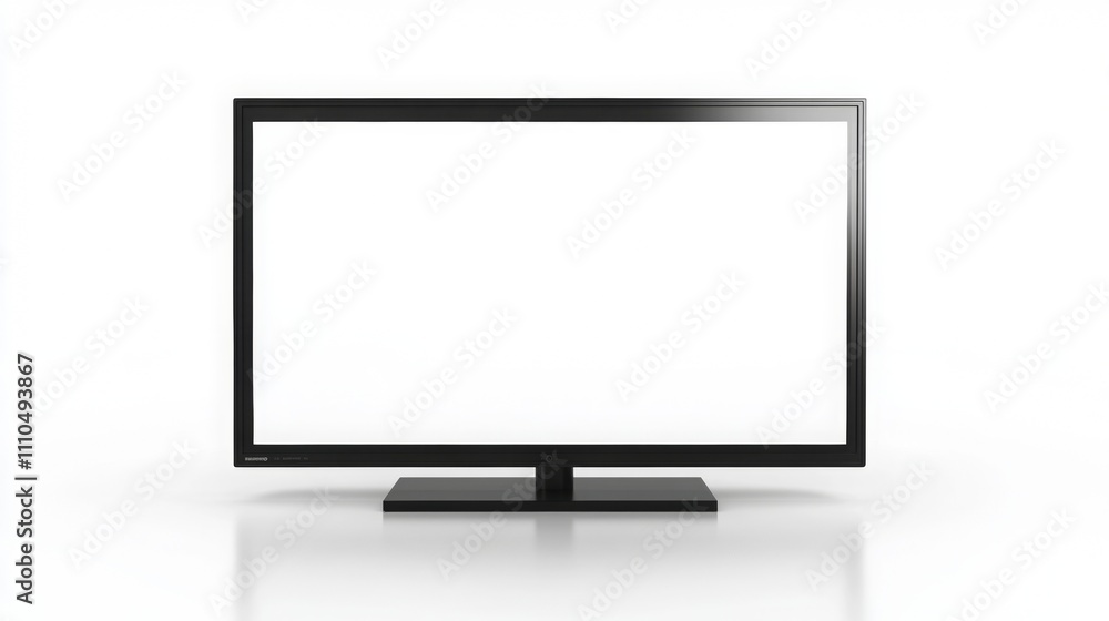 TV Mockup with Clean White Background TV Mockup with Clean White Background