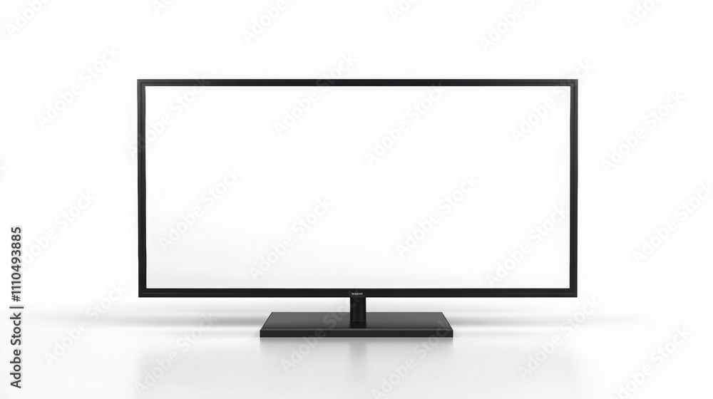 Modern TV on White Background Modern TV on White Background