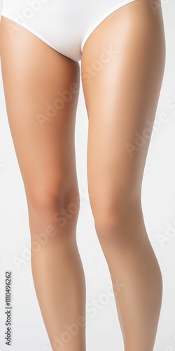 Realistic Close-Up of Silky Smooth Legs


