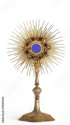 monstrance with white background
