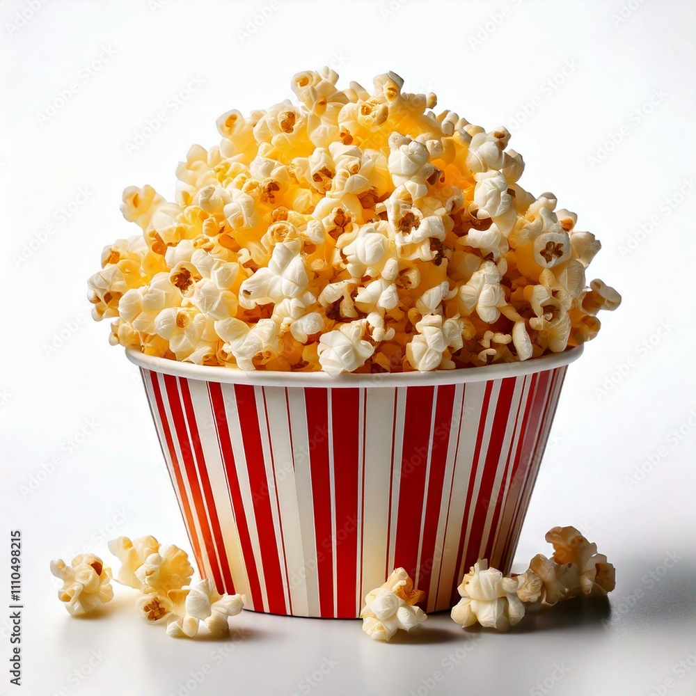 Fresh popcorn in a bowl Fresh popcorn in a bowl