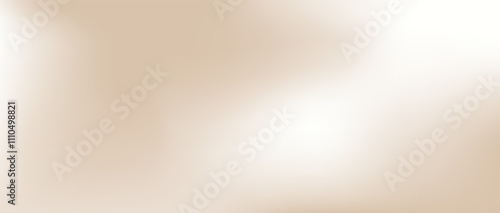 Modern Smooth Beige Gradient Background. Soft neutral liquid wallpaper. Gentle texture for cover, banner, flyer, presentation. Vector illustration