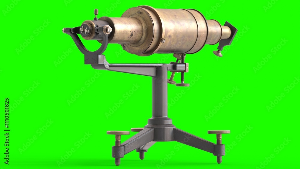 spectroscope with green background spectroscope with green background
