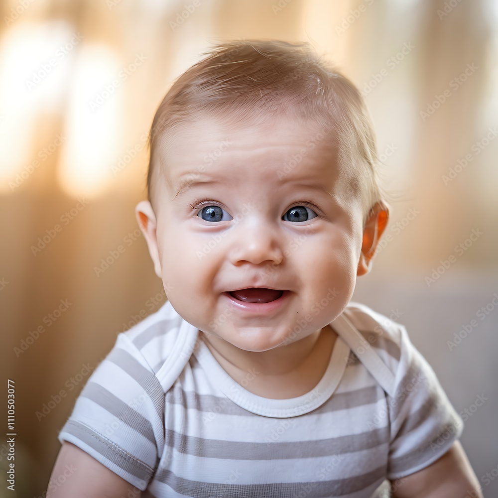 Baby smiling - Baby tooth Baby smiling - Baby tooth