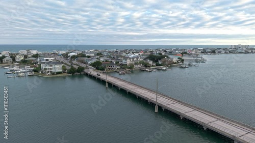 Wallpaper Mural Wrightsville Beach in Wilmington North Carolina aerial view Torontodigital.ca