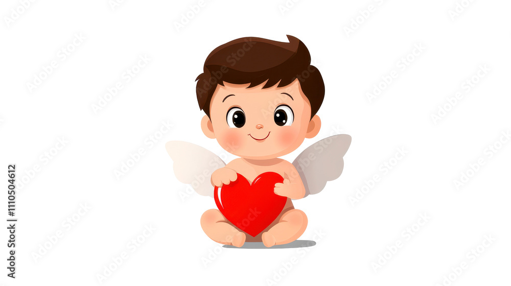 Heartwarming portrait of a young boy embracing love a symbol of childhood innocence, care, and affection Heartwarming portrait of a young boy embracing love a symbol of childhood innocence, care, and affection