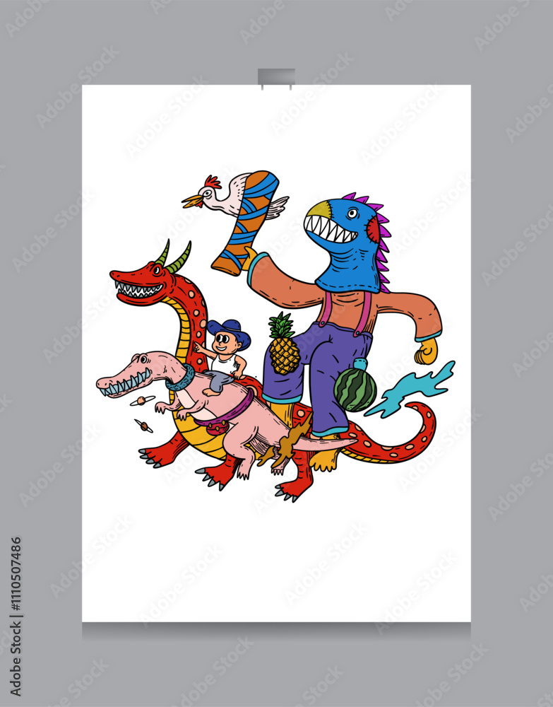 cartoon design for background, banner, poster, template, flyer, brochure, card, etc cartoon design for background, banner, poster, template, flyer, brochure, card, etc
