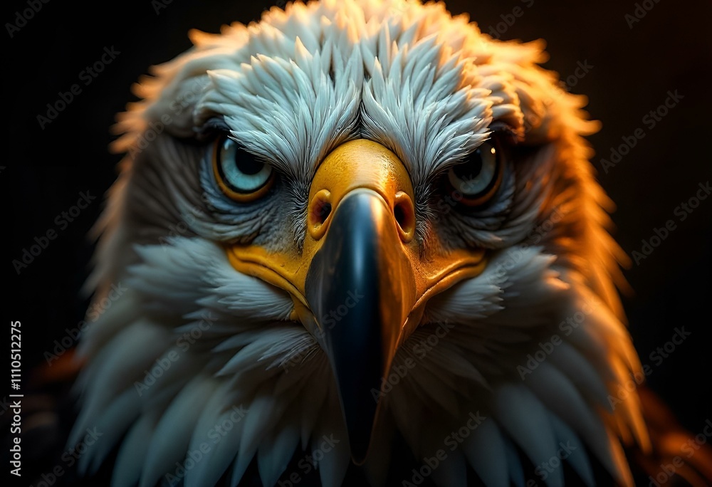 close up of a eagle close up of a eagle
