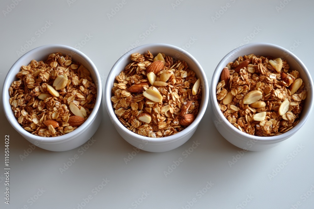 Healthy Snack Options with Granola and Nuts Healthy Snack Options with Granola and Nuts