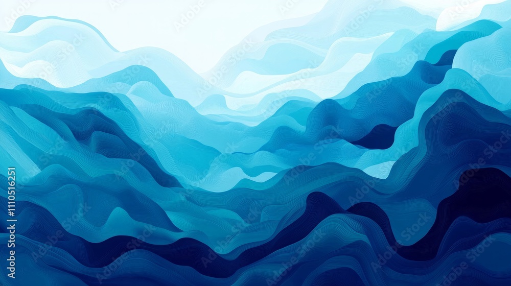 Deep water abstract picture with a blue gradient background Deep water abstract picture with a blue gradient background