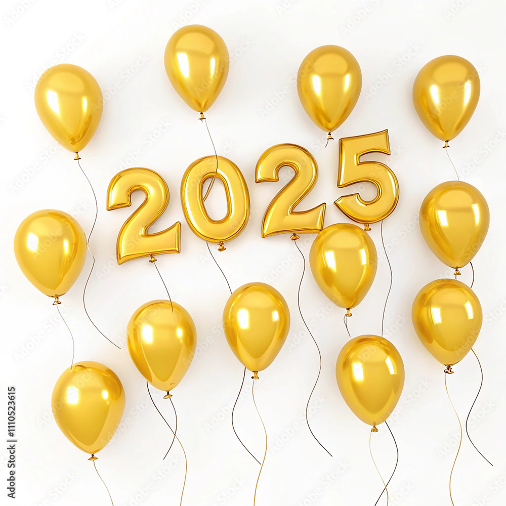 2025 Happy New Year 3d number gold isolated on white background,Golden 2025 text New Year's Celebration 2025 Happy New Year 3d number gold isolated on white background,Golden 2025 text New Year's Celebration