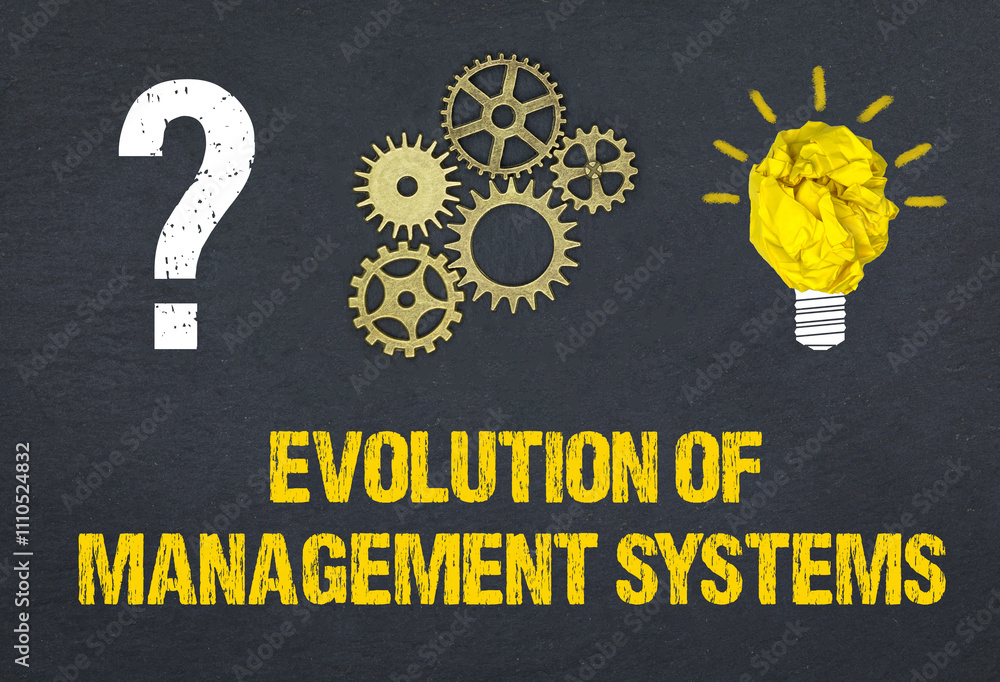 Obraz premium Evolution of Management Systems 