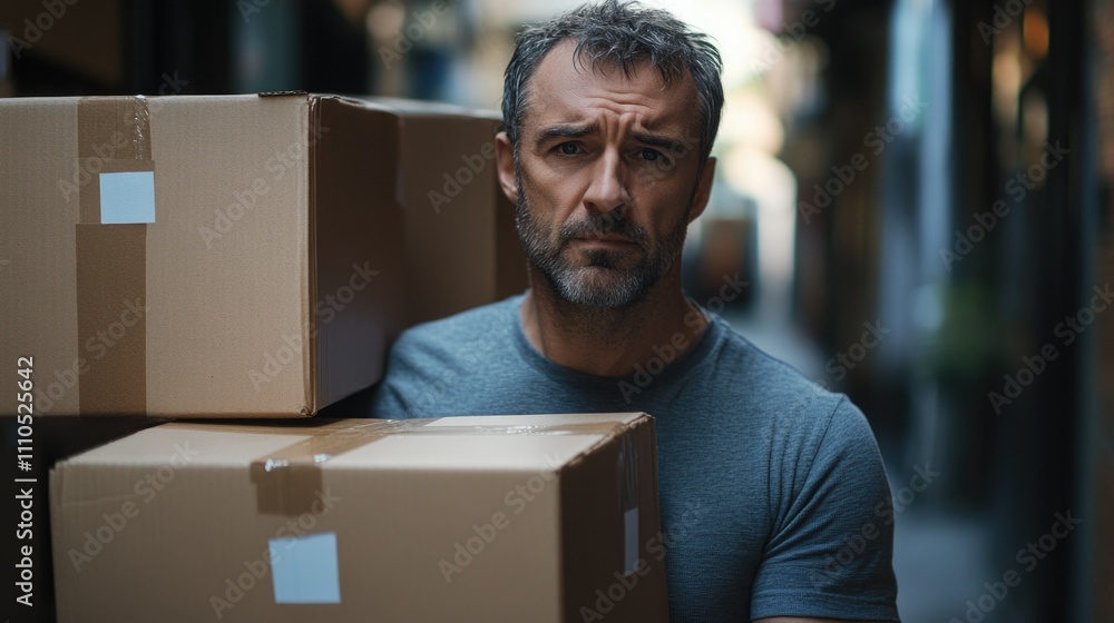 Box Delivery Man Box Delivery Man