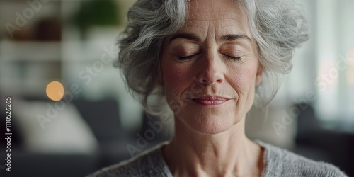 Contemplative Aging Woman