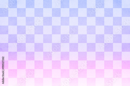 Japanese style checkered pattern background. Japanese traditional latticework illustration.