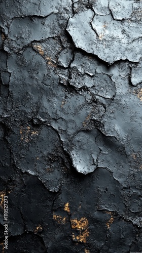 Wallpaper Mural Dark gray grunge texture on black background  macro shot Torontodigital.ca