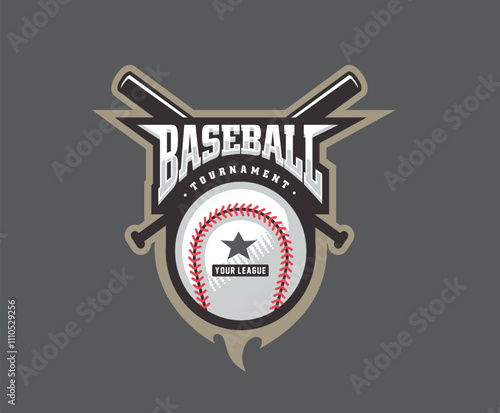 baseball logo, creative baseball logo