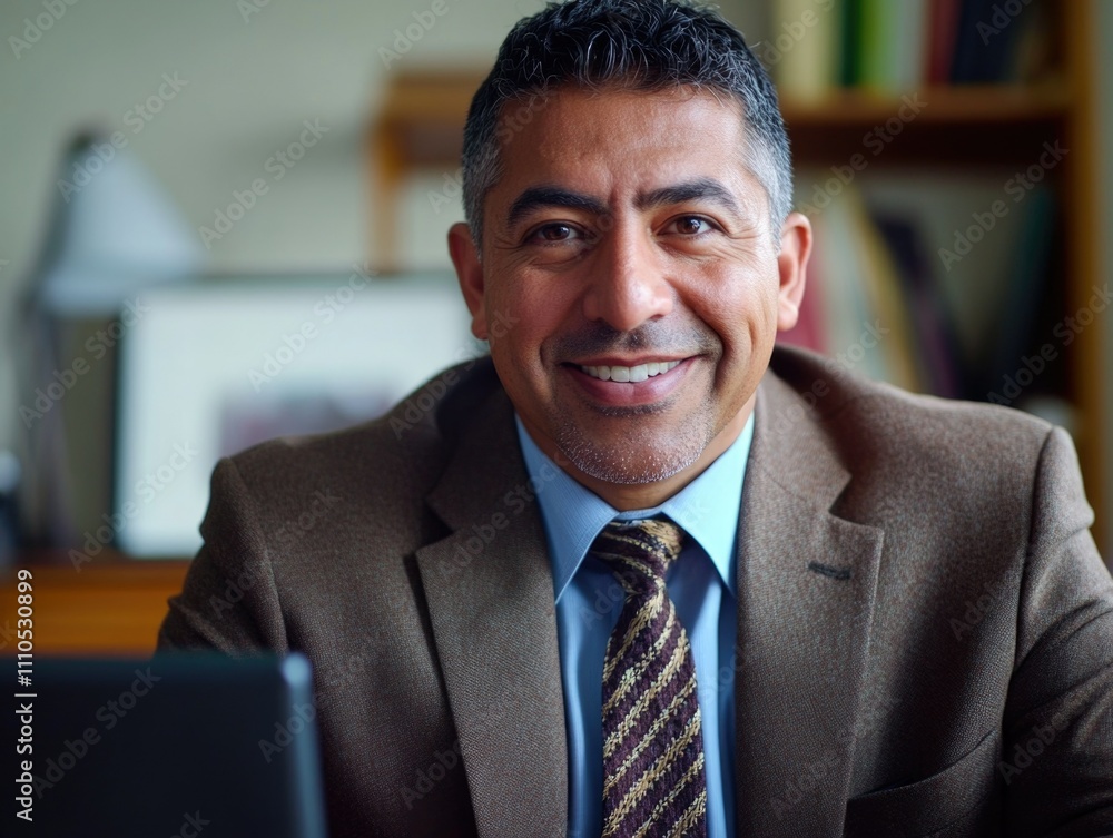 Fototapeta premium Businessman Smiling at Camera