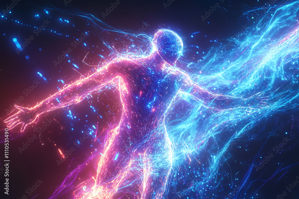 Futuristic visualization of artificial intelligence and technological singularity, highlighting glowing neural networks, quantum circuits, and advanced algorithms Futuristic visualization of artificial intelligence and technological singularity, highlighting glowing neural networks, quantum circuits, and advanced algorithms
