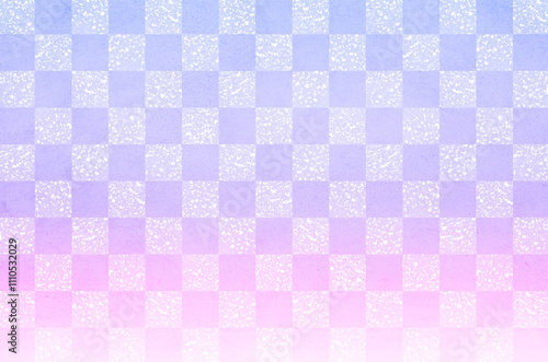 Japanese style checkered pattern background. Japanese traditional latticework illustration.